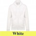 Kariban KA479  Full Zip Hooded Sweatshirt white